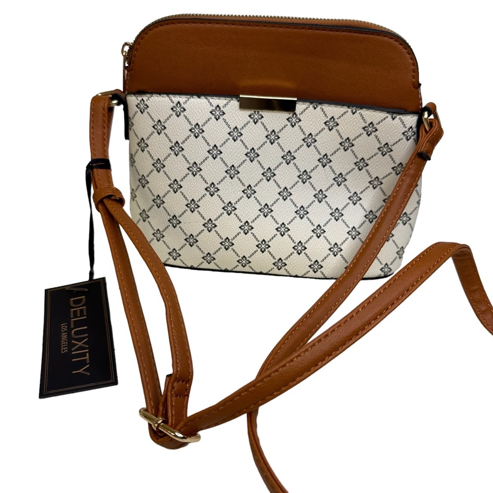 Crossbody Bag DELUXITY Los Angeles Faux Leather Crossbody Bag Small 9 Inch